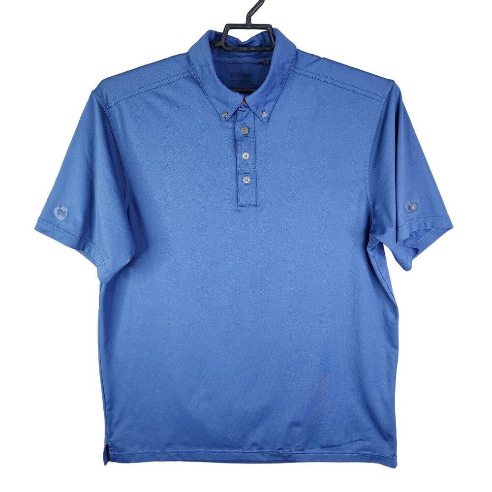 Mens Blue OGIO Polo Shirt Short Sleeve Size XL